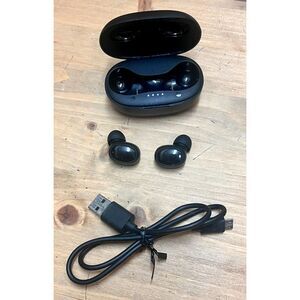 Lasuney T21 Wireless Bluetooth Earbuds iPhone Android Waterproof In-ear Charger